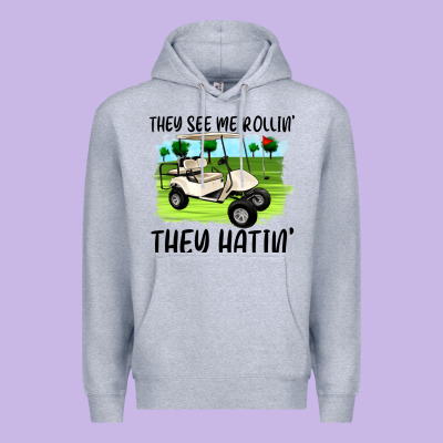 They See Me Rollin' They Hattin' Premium Hoodie Designed By Artiststas