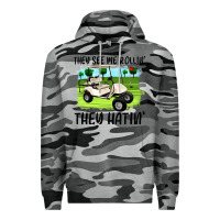 Slate Camo they see me rollin' they hattin' Premium Hoodie - Artiststas