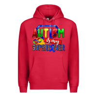 Cardinal autism is my superpower Premium Hoodie - AdoDesignShop