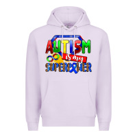 Lilac autism is my superpower Premium Hoodie - AdoDesignShop