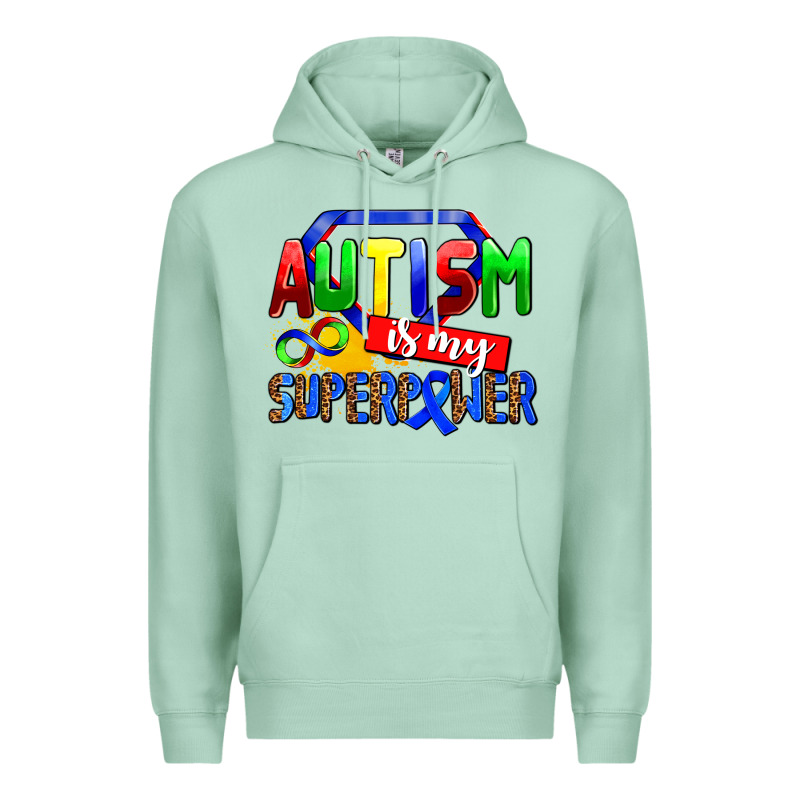 Autism Is My Superpower Premium Hoodie by AdoDesignShop | Teevron