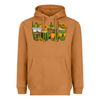 Meerkat cactus coffee cups Heavyweight Hoodie - texasbilliewilder