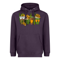 Plum cactus coffee cups Heavyweight Hoodie - texasbilliewilder