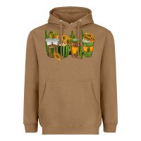 Toasted Coconut cactus coffee cups Heavyweight Hoodie - texasbilliewilder