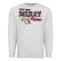 Dove Grey one merry nurse western Premium Sweatshirt - RanaPortraitStore