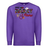 Purple one merry nurse western Premium Sweatshirt - RanaPortraitStore