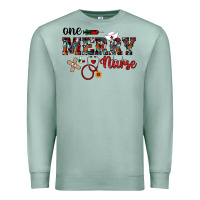 Seafoam one merry nurse western Premium Sweatshirt - RanaPortraitStore