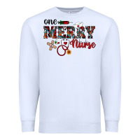 White one merry nurse western Premium Sweatshirt - RanaPortraitStore