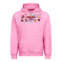 Fuchsia Pink love vibes and valentines Urban Hoodie - AdoDesignShop