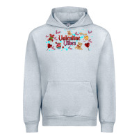 Heather Grey love vibes and valentines Urban Hoodie - AdoDesignShop