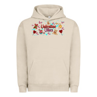 Pigment French Oak love vibes and valentines Urban Hoodie - AdoDesignShop