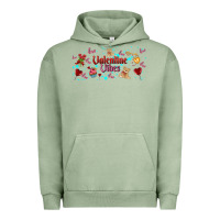 Pigment Oil Green love vibes and valentines Urban Hoodie - AdoDesignShop