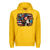 Lemon 4th of july cow Premium Hoodie - Jasminsmagicworld