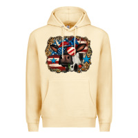 Pina Colada 4th of july cow Premium Hoodie - Jasminsmagicworld