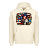4th Of July Cow Premium Hoodie | Teevron