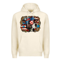 Tofu 4th of july cow Premium Hoodie - Jasminsmagicworld