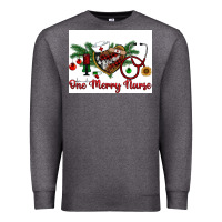 Charcoal Heather one merry nurse Premium Sweatshirt - RanaPortraitStore
