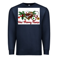 Navy one merry nurse Premium Sweatshirt - RanaPortraitStore