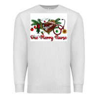 Oatmeal Heather one merry nurse Premium Sweatshirt - RanaPortraitStore