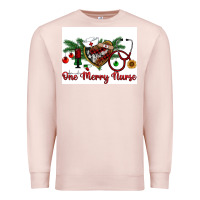 Pale Pink one merry nurse Premium Sweatshirt - RanaPortraitStore