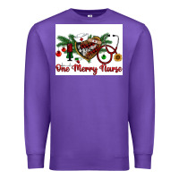 Purple one merry nurse Premium Sweatshirt - RanaPortraitStore