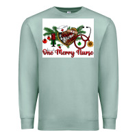 Seafoam one merry nurse Premium Sweatshirt - RanaPortraitStore