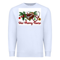 White one merry nurse Premium Sweatshirt - RanaPortraitStore