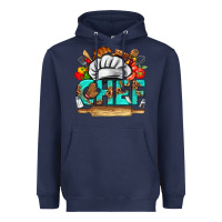 Navy chef Heavyweight Hoodie - texasbilliewilder