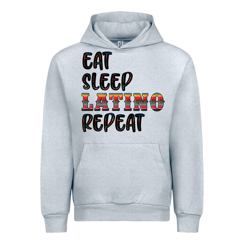 Eat Sleep Latino Repeat Urban Hoodie by BundleAndBundleShop | Teevron
