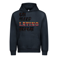Navy eat sleep latino repeat Urban Hoodie - BundleAndBundleShop