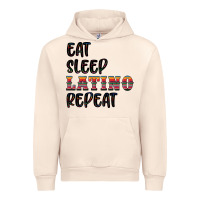 Sandshell eat sleep latino repeat Urban Hoodie - BundleAndBundleShop