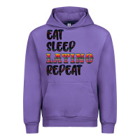 Tulip eat sleep latino repeat Urban Hoodie - BundleAndBundleShop