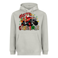 Merry Christmas Truck Heavyweight Hoodie | Teevron
