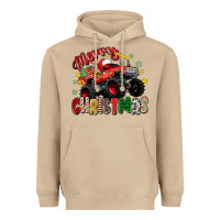 Mushroom merry christmas truck Heavyweight Hoodie - Zillion Design Studio