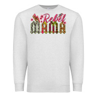Oatmeal Heather rebel mama Premium Sweatshirt - texasbilliewilder