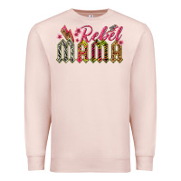 Pale Pink rebel mama Premium Sweatshirt - texasbilliewilder