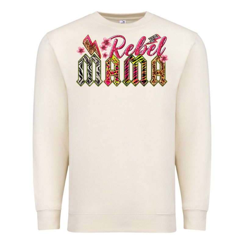 Rebel Mama Premium Sweatshirt by texasbilliewilder | Teevron