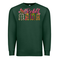 Sports Green rebel mama Premium Sweatshirt - texasbilliewilder