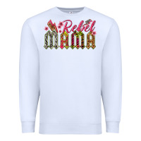 White rebel mama Premium Sweatshirt - texasbilliewilder
