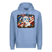 Colony Blue 4th of july baby sheep Premium Hoodie - Jasminsmagicworld
