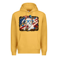 Mustard 4th of july baby sheep Premium Hoodie - Jasminsmagicworld