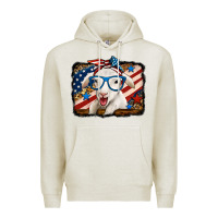 Oatmeal Heather 4th of july baby sheep Premium Hoodie - Jasminsmagicworld