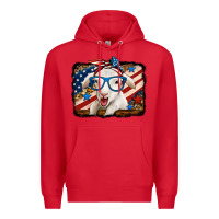 Red 4th of july baby sheep Premium Hoodie - Jasminsmagicworld