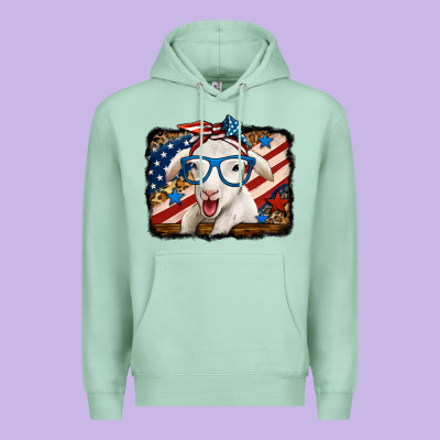 4th Of July Baby Sheep Premium Hoodie Designed By Jasminsmagicworld