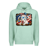 Seafoam 4th of july baby sheep Premium Hoodie - Jasminsmagicworld