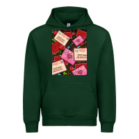 Forest Green love letters with roses  air Urban Hoodie - AdoDesignShop