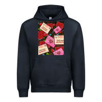 Navy love letters with roses  air Urban Hoodie - AdoDesignShop