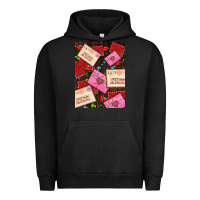 Pigment Black love letters with roses  air Urban Hoodie - AdoDesignShop