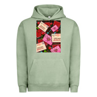 Pigment Oil Green love letters with roses  air Urban Hoodie - AdoDesignShop