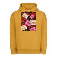 Pigment Peanut Butter love letters with roses  air Urban Hoodie - AdoDesignShop